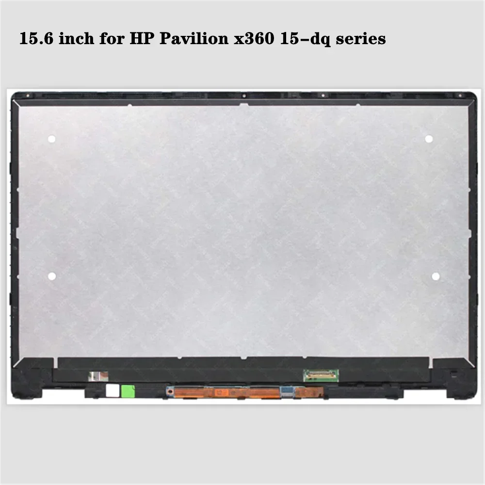 

15,6-дюймовый ЖК-дисплей для HP Pavilion x360 15-dq0078nr 15-dq0081nr IPS, сенсорный экран в сборе, FHD 1920x1080 HD 1366x768