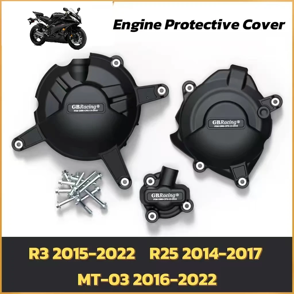 

for Yamaha R25 (2014 - 2017MT - 03 (2015 - 2022)Motorcycle and Clutch Pulse Protection Cover Race Engine