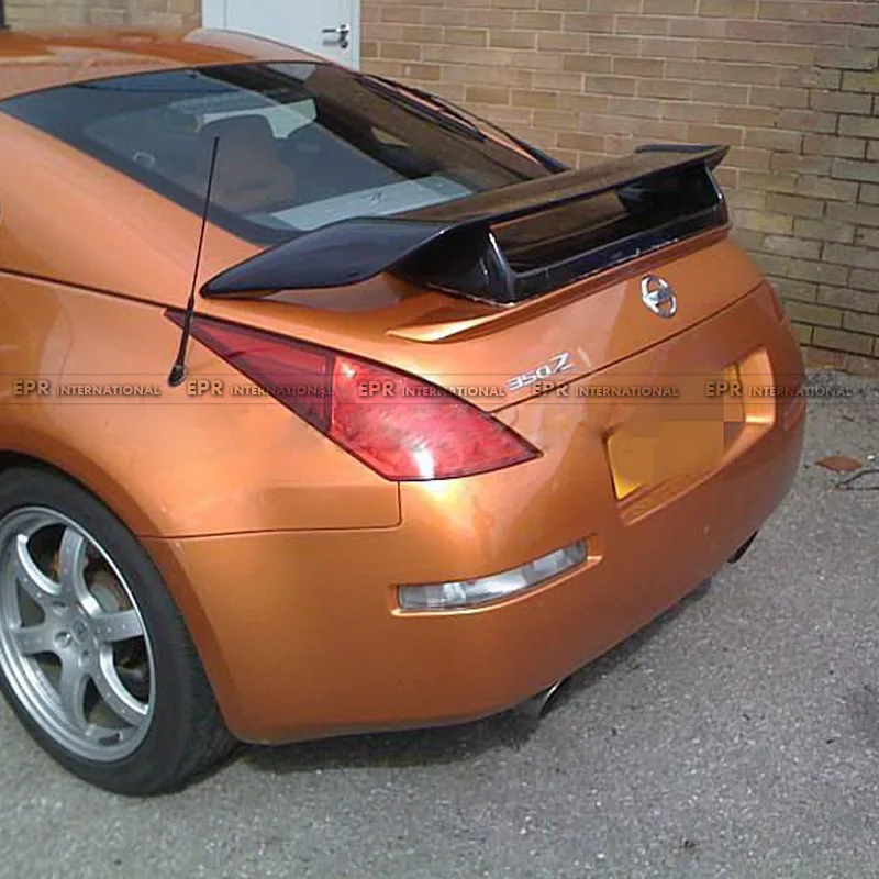 

Suitable For Nissan 350Z Car Modification Nismo Z33 Carbon Fiber Rear Spoiler Tail GT Fixed Wind Wing