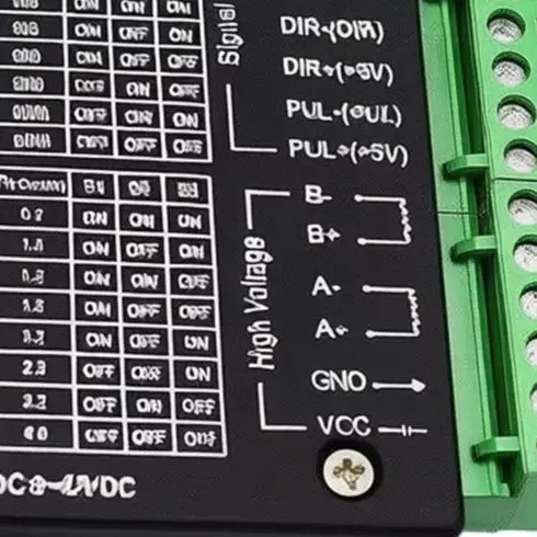 Upgraded For TB6600 Stepper Motor Driver 32 Microsteps DC 9-42V Controller For CNC Engraving Automation DIY Electronic Component