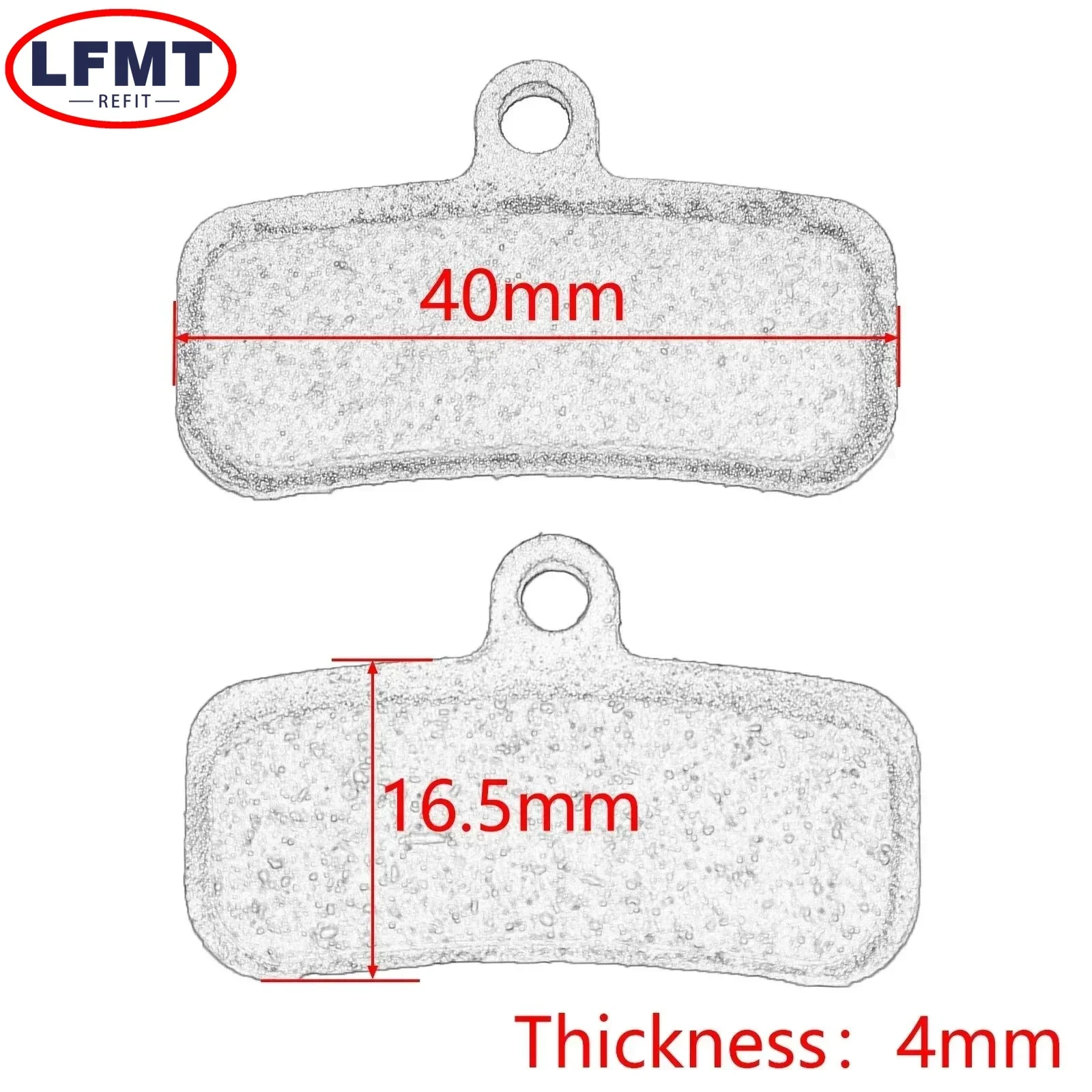 Front Rear High Performance Sintered Brake Pads Copper Based Disc Brake Pads For SurRon UltraBee Electric Motocross Accessories