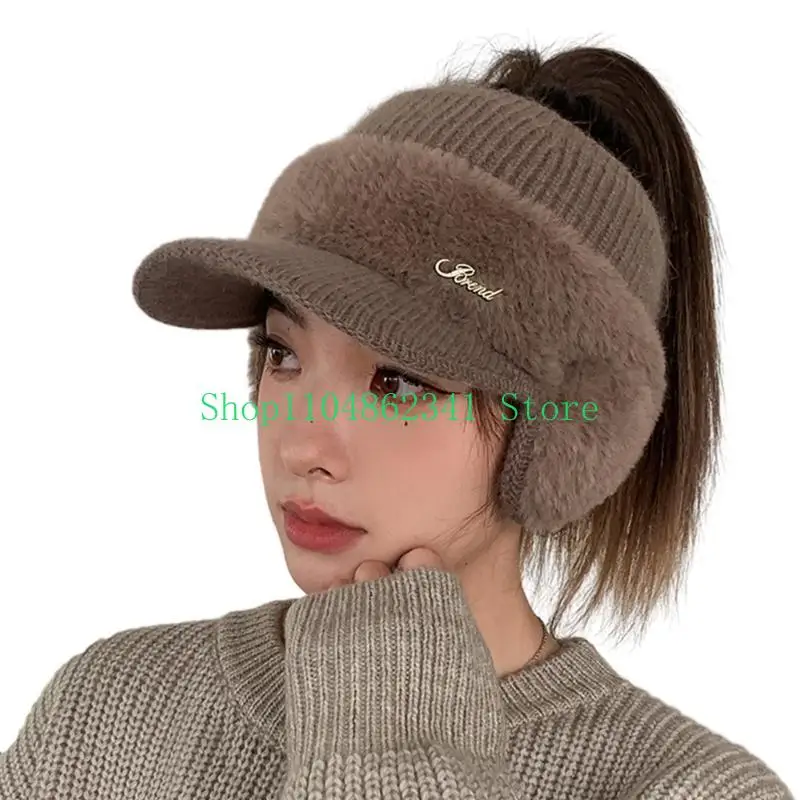 652F Head Wrap Hair Bands for Ear Warmer Gifts for Rappers Teens Hat Color Winter Ear Warmer Headband