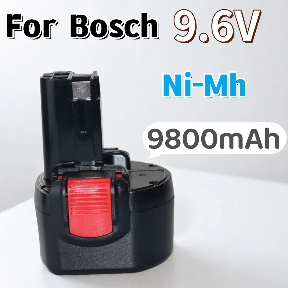 

For Bosch 9.6V 9800mAh Ni-Mh Rechargeable Battery Power Tools Battery for Bosch PSR 960 BH984 BAT048 BAT119