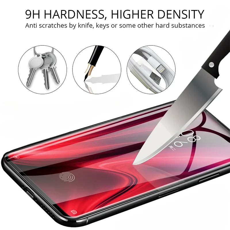 2pcs 9d voll klebendes gehärtetes Glas für xiaomi mi 9t 10 t 11t pro Displays chutz folie für xiao mi 9 se 11i 11 lite 10 t gehärtetes Glas