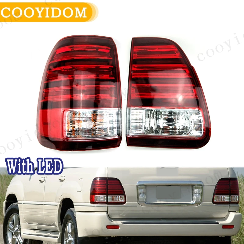 1 Set LED Rear Reverse Brake Stop Lamp Tail Light For Lexus LX470 1998-2007 Taillights Turn Signal Indicator Brake Stop Lamp