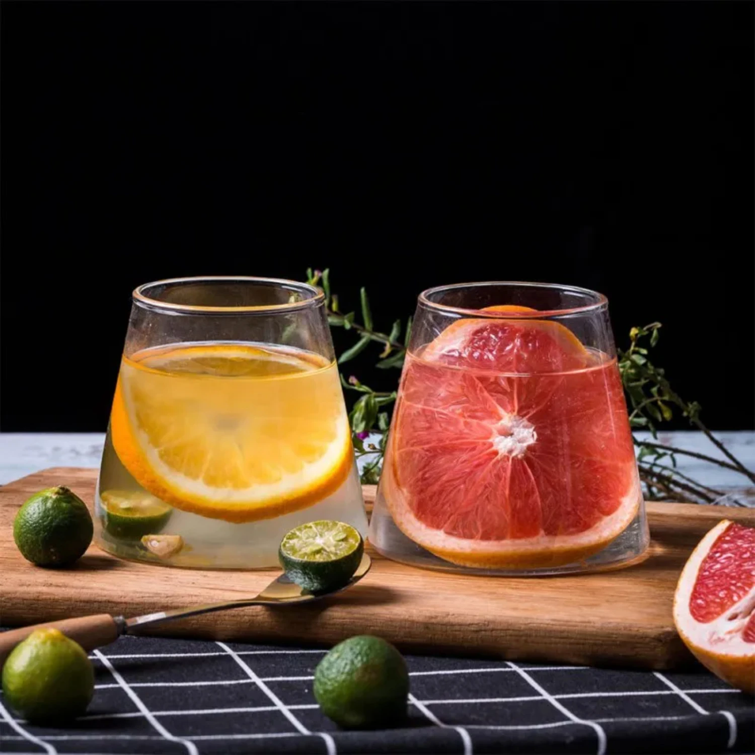 Mountain Shape Glass Cup Creative Mountain Shape Water Cup Japanese Glass Cup Juice Tea Wine Drinking Glass Coffee Mug