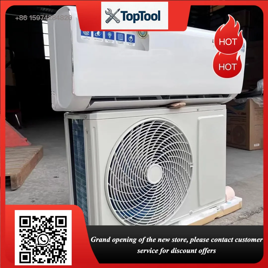 9000BTU Energy Efficient Low Noise Split Air Conditioner Single Cooling AC for Household & Commercial Space