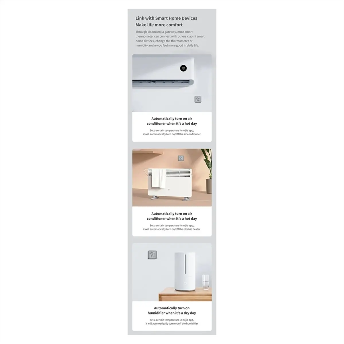 RABIT DTD3-Intelligent Bluetooth Thermometer Screen BT2.0 Hygrometer Can Be Used for App Home Gadget Smart Linkage