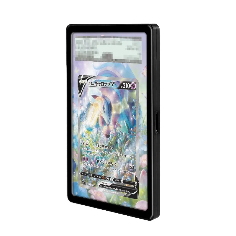 Art Display For Pokemon Cards PTCG Galarian Rapidash Anime Game Collection Expand Keychain Self Made Acrylic Protective Case Toy view 3