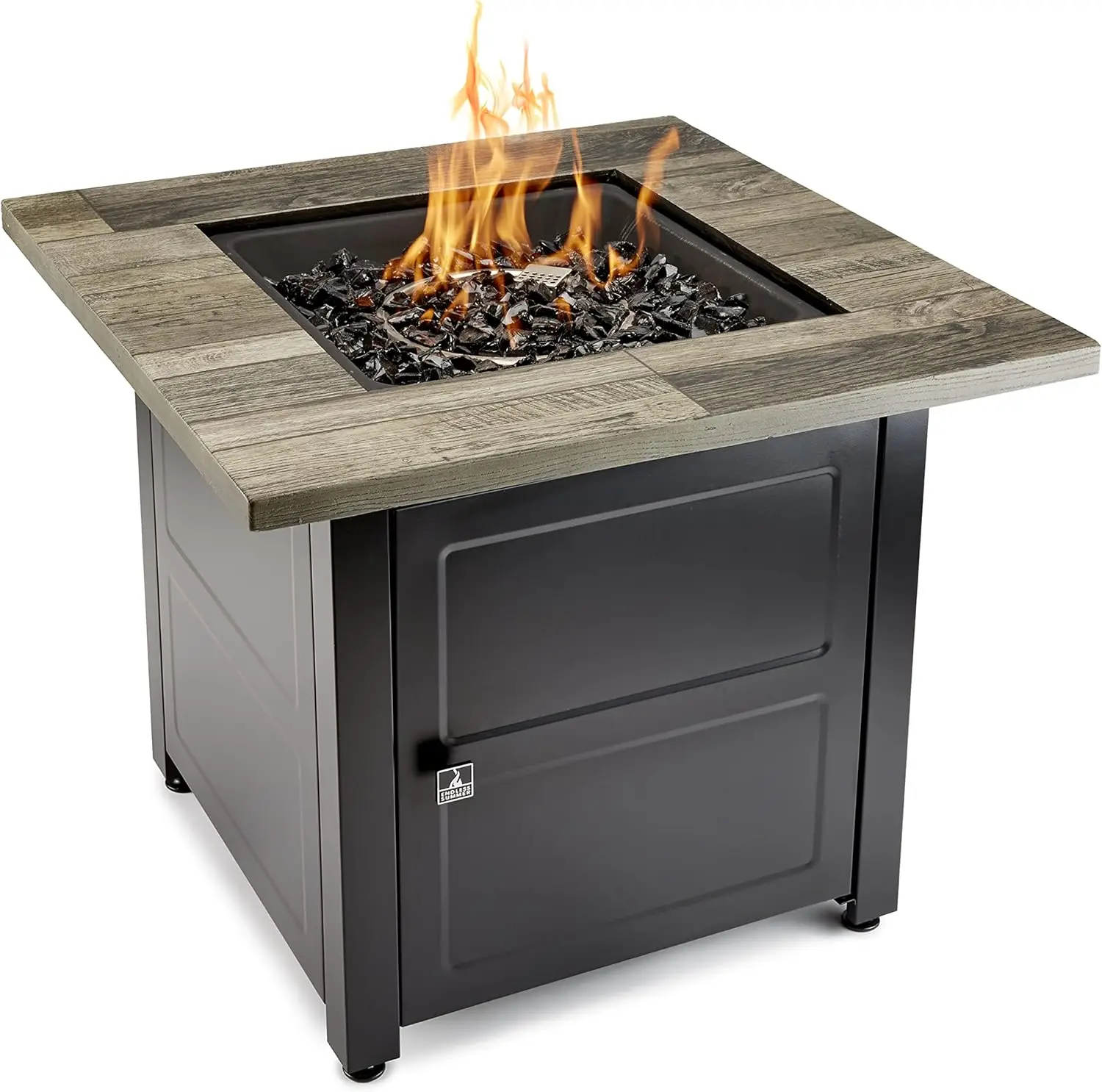 Carson Brown 30” Square Gas Fire Table