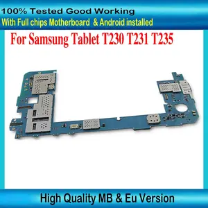 Bilashmart Unlocked Samsung Galaxy Tab 4 7.0 T231 T230 T235 3GWIFI 8GB Motherboard Working Logic Mother Circuit Board