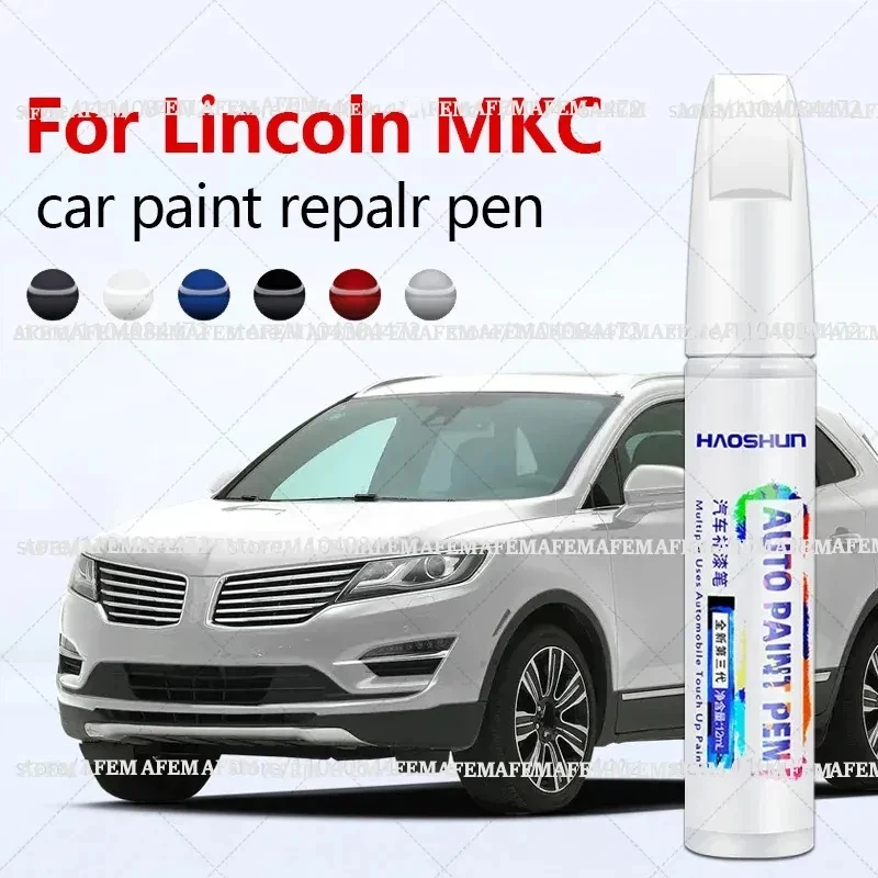 Car Paint Repair Pen Touch Up Scratch Remover DIY Auto Accessories Black Brown White Blue Red Gray For Lincoln MKC 2015-2019 CD4