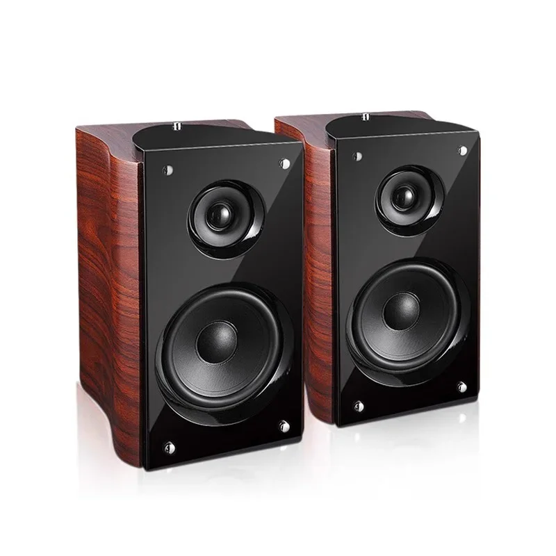 2-Way 5Inch Passive Bookshelf Speaker 60W HIFI Piano Lacquer Tweeter
