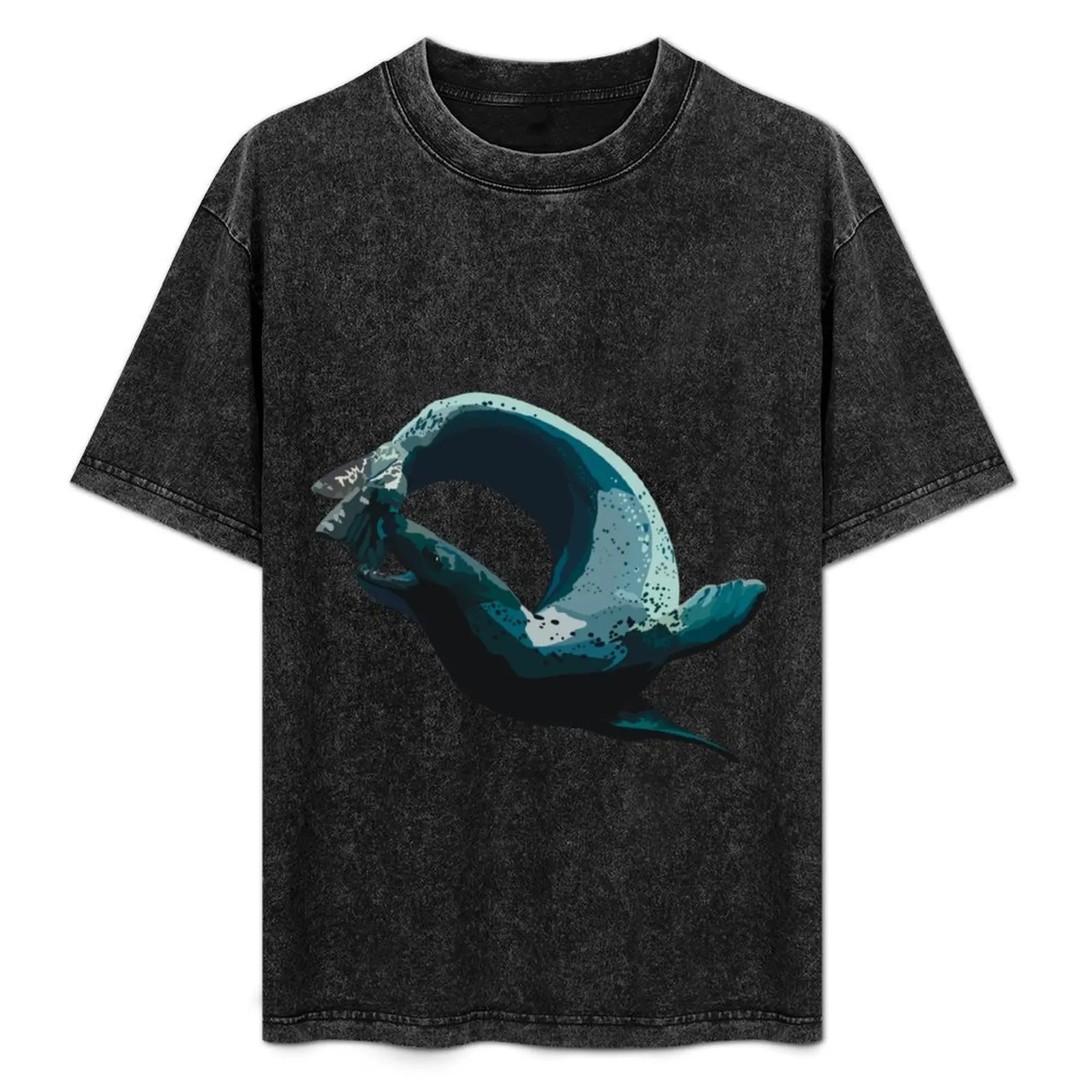 

L is for Leopard Seal T-Shirt Big and Tall Loose Fit T-Shirt