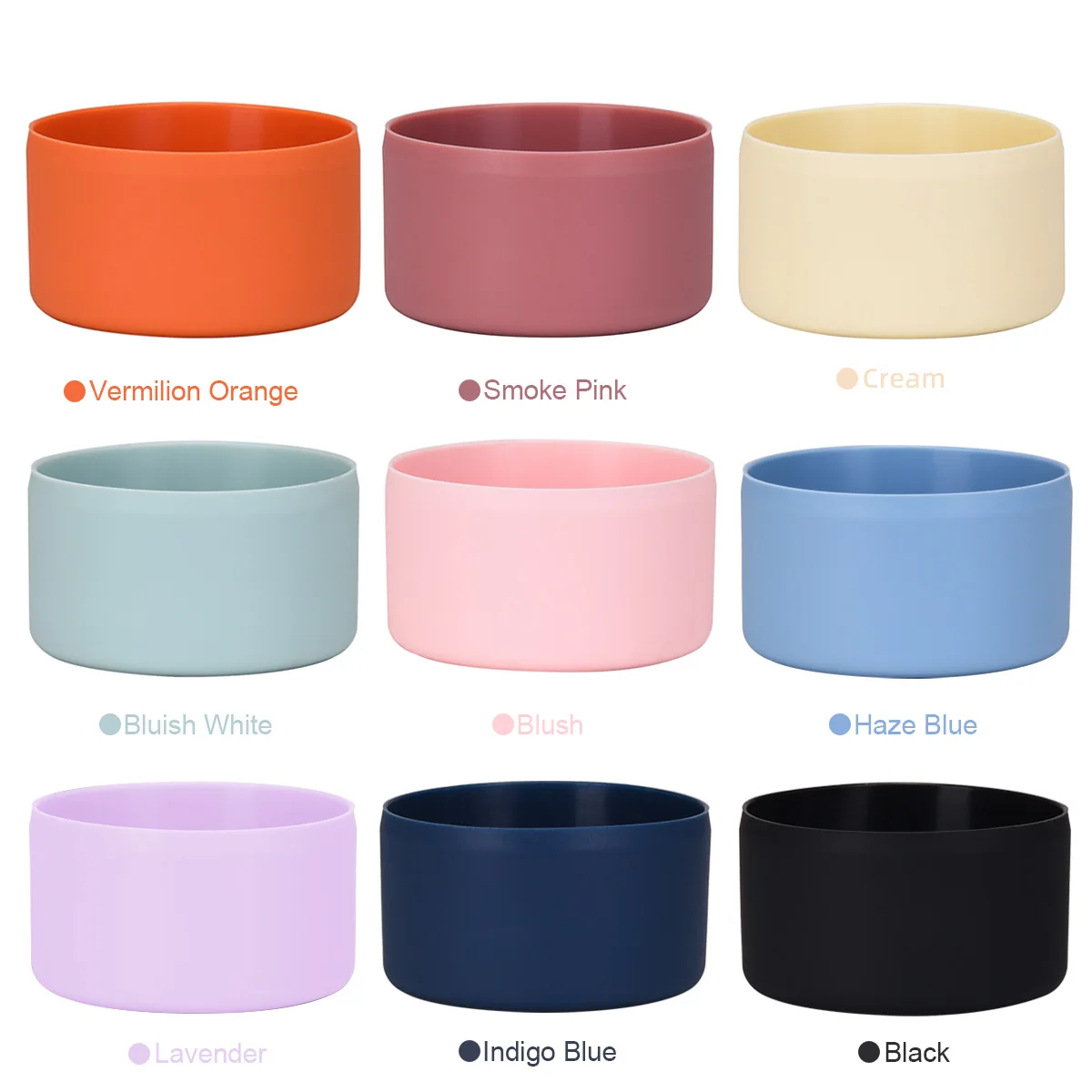 

Thermos Cup Bottom, Non-slip Base, Thickened Ductile Silicone, Multi-Color, Multi-functional Narrow-mouth Pot Accessories