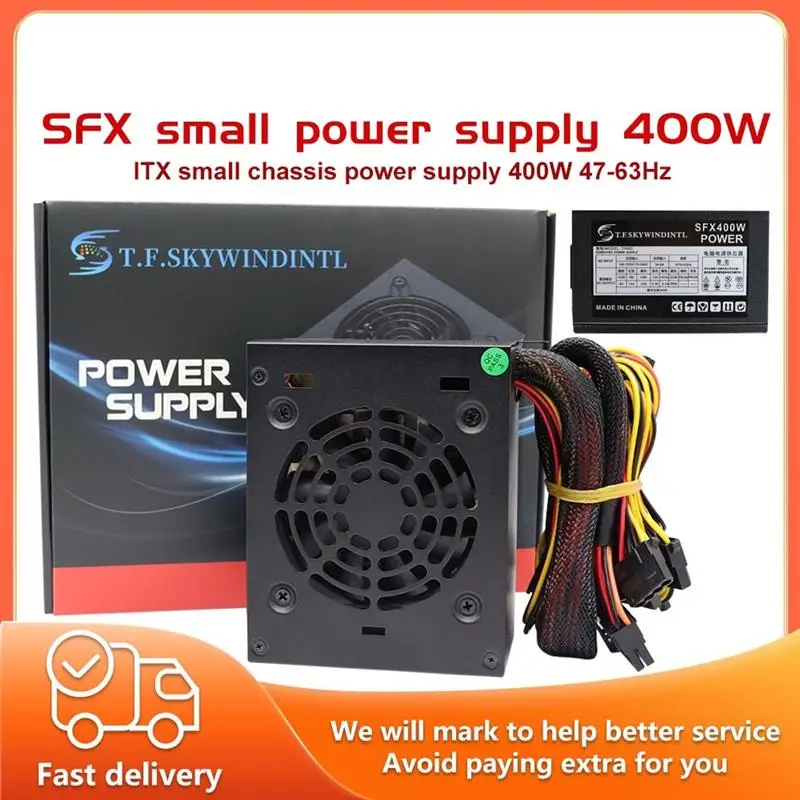 To 400W SFX Power Supply Source PSU For PC Font Computer Office 300w For Gaming 90-264V