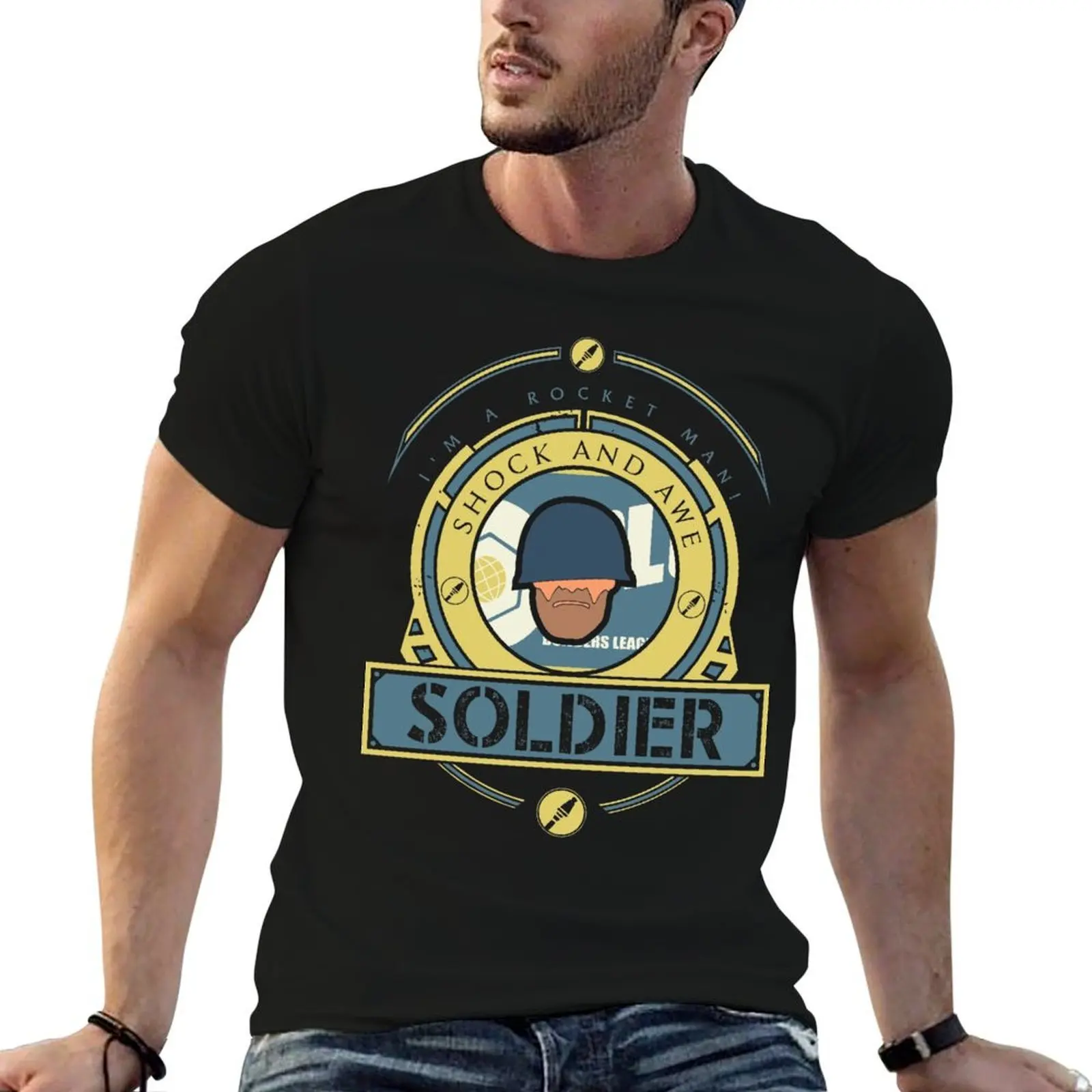 

SOLDIER - BLUE TEAM T-Shirt t shirts cotton 100% man t shirts graphic funny t shirts dark humor T-shirt