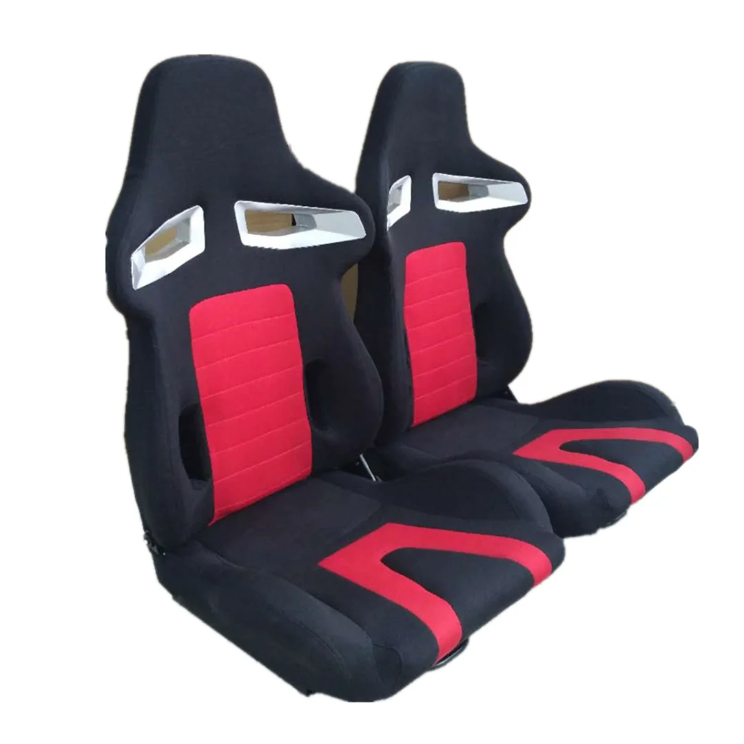 1069 Red Mixed With Black Universal Vehicle Slider Simulator Gaming Station Adjustable Sim Bucket Racing Seats - view 2