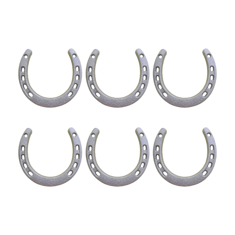 Q39E Cast Iron Horseshoe Decoration Metal Wall Hanging Horse Shoe Ornament for Wall Decorations, Prosperity and Fortune