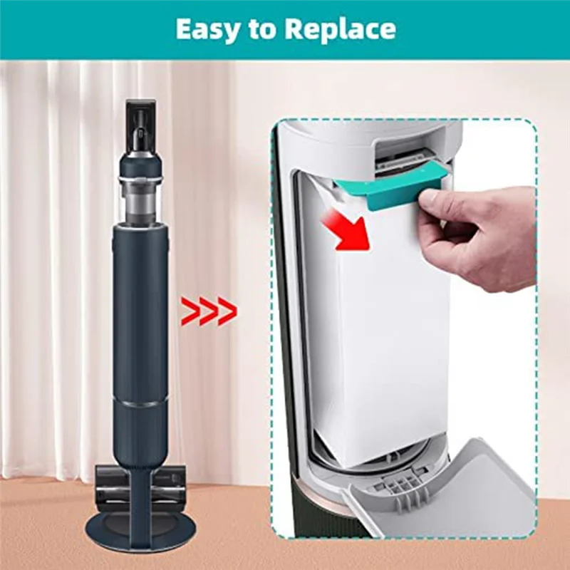

【NEW】12Piece Dust Bags Replacement Parts For BESPOKE VS20A95923W Cordless Stick Vacuum Cleaner Disposable Replacement Ba