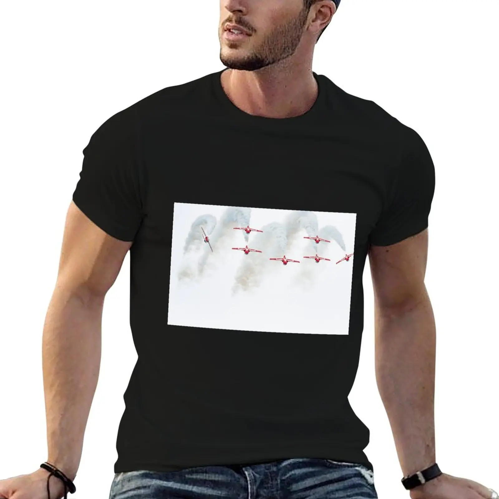 Snowbirds 431 Air demonstration squadron T-Shirt Man t-shirt summer top mens tall t shirts