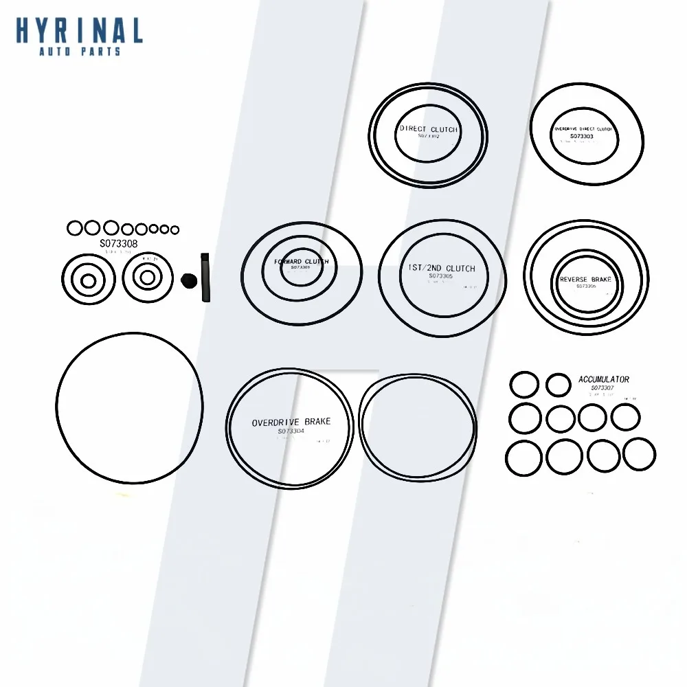 

A340E A340 30-40LE комплект уплотнительных колец коробки передач ремонтный комплект для автомобильных аксессуаров Toyota