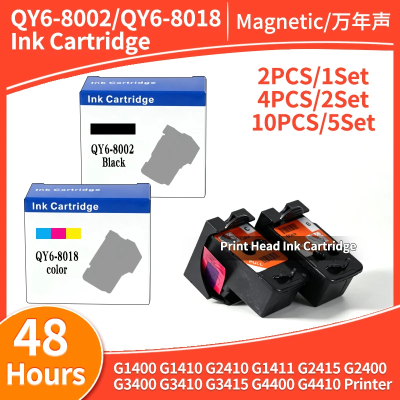 Печатающая головка QY6-8002 QY6-8018, совместимая с картриджами Canon CA91 CA92 для принтеров G1400 G1410 G2400 G2410 G3400 G3410 G4400 G4410