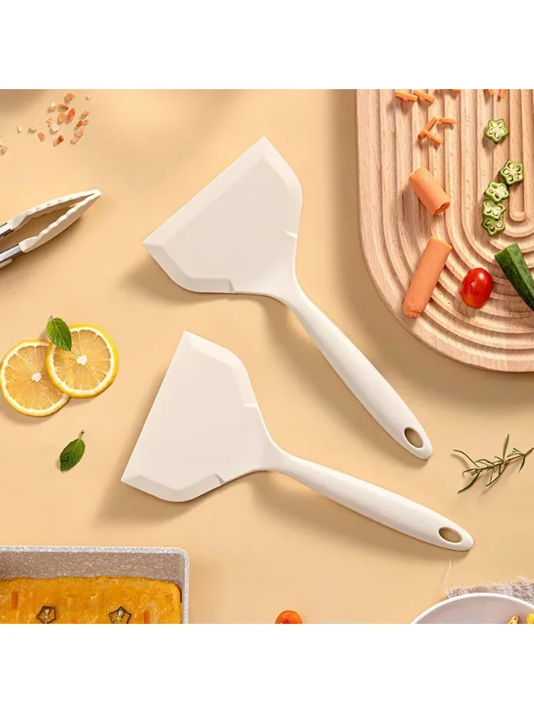 1pc silicone Heat resistant spatula household food grade non-stick Frying pan sushi steak fish pancake baking Scoop Kitchen Tool