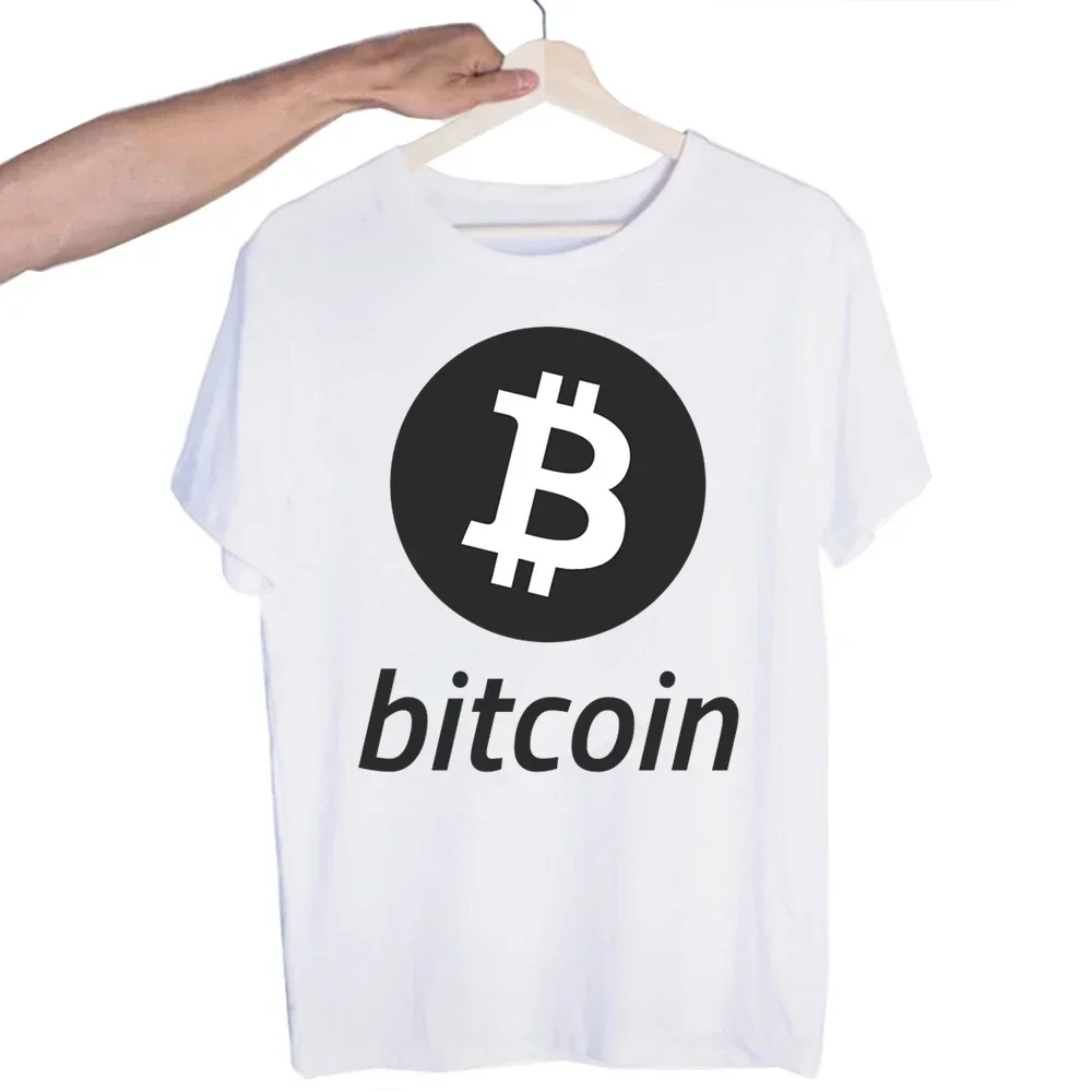 

Bitcoin Original Logo T Shirt Print Short Sleeve T-Shirt New High Quality Men Tee Shirts