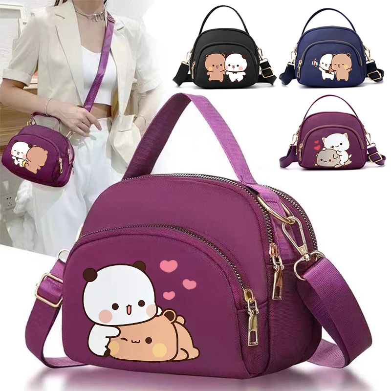 

Yier Panda Bear Bubu Dudu женские сумки через плечо на молнии для мобильного телефона сумка через плечо женские многофункциональные мини-сумки кошелек