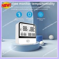 T24C Tuya Smart WIFI Temperature And Humidity Sensor Indoor Hygrometer Thermometer With LCD Display Support Alexa Assistant Dura