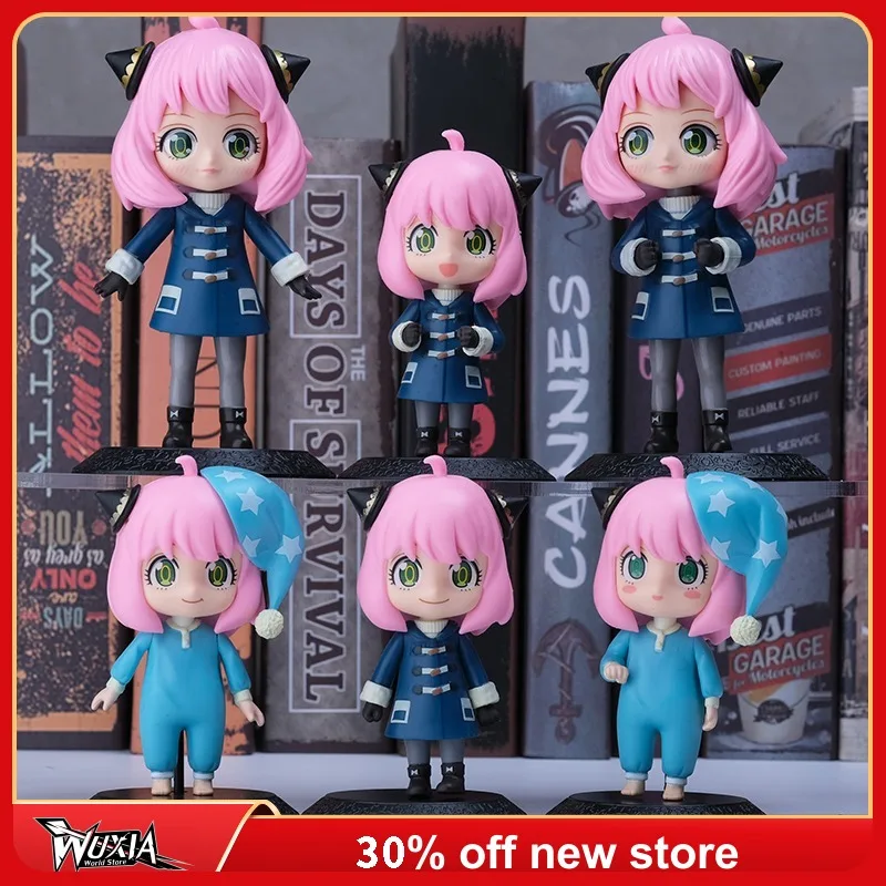 

10-14cm SPY×FAMILY Aany Forger Action Figure Cute Kawaii 6 Styles Series Anime Characters Collection Desktop Display Gift Toys