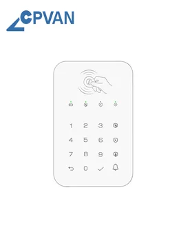 CPVAN-Teclado sem fio, Tuya Smart Home Security Alarm System, braço, desarmar, senha, teclado, cartão RFID, 433MHz, 2pcs
