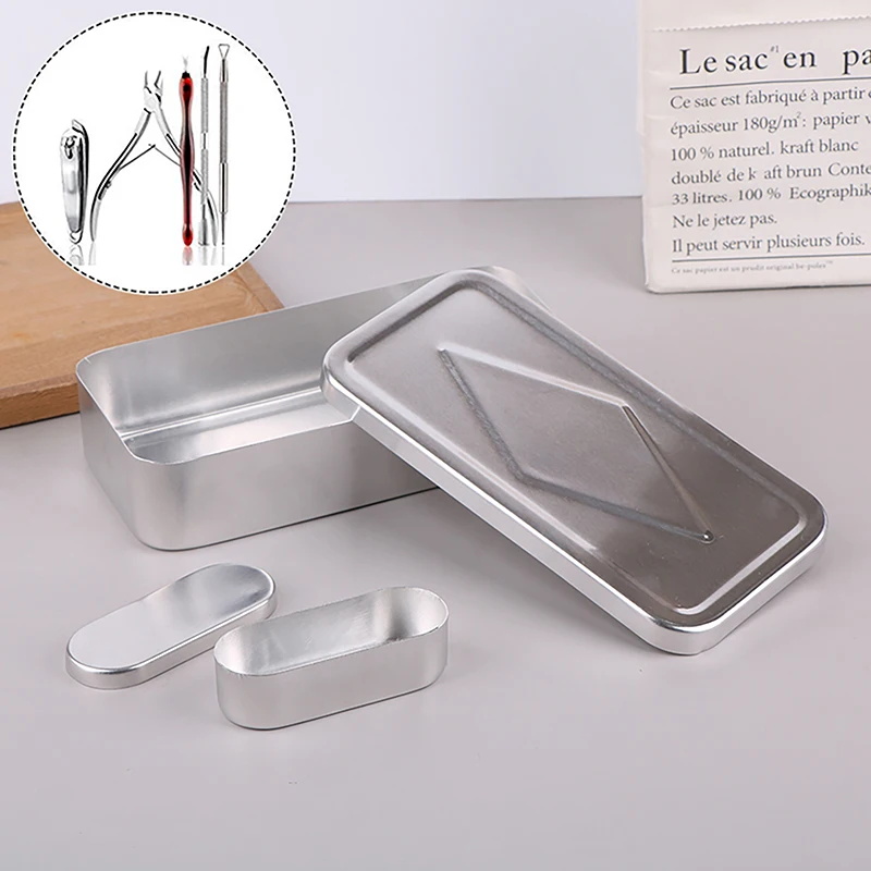 Esterilizador resistente a altas temperaturas, Esterilizador Manicure, Dental Nail Tool Tray, Recipiente