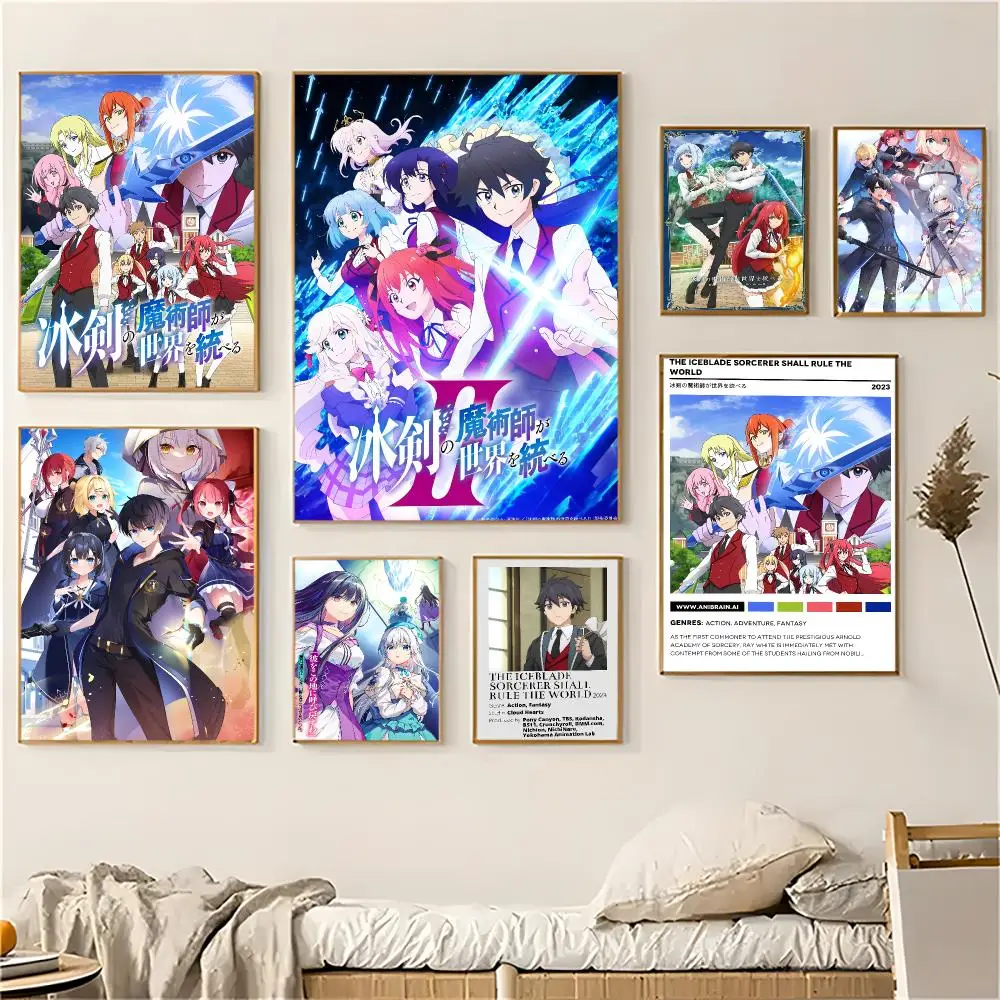 The Iceblade Sorcerer Shall Rule The World II Poster Wall Art Poster Sticker For Living Room Bar Bedroom Home Decoration