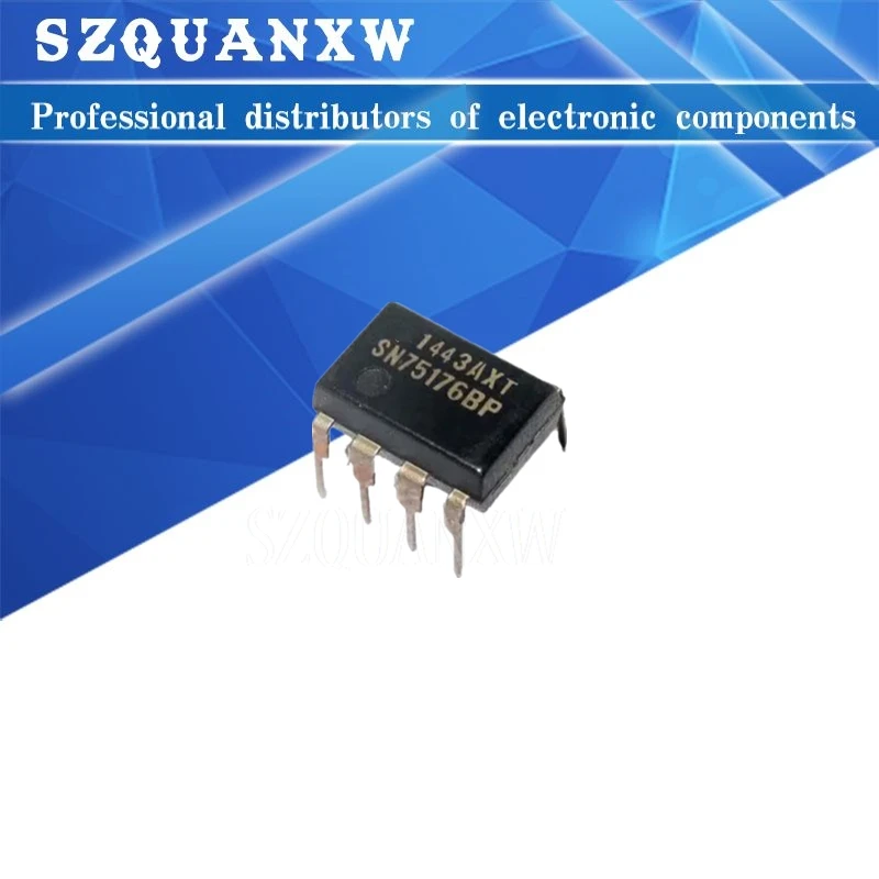 10PCS SN75176BP DIP8 SN75176 DIP 75176 DIP-8 new and original IC