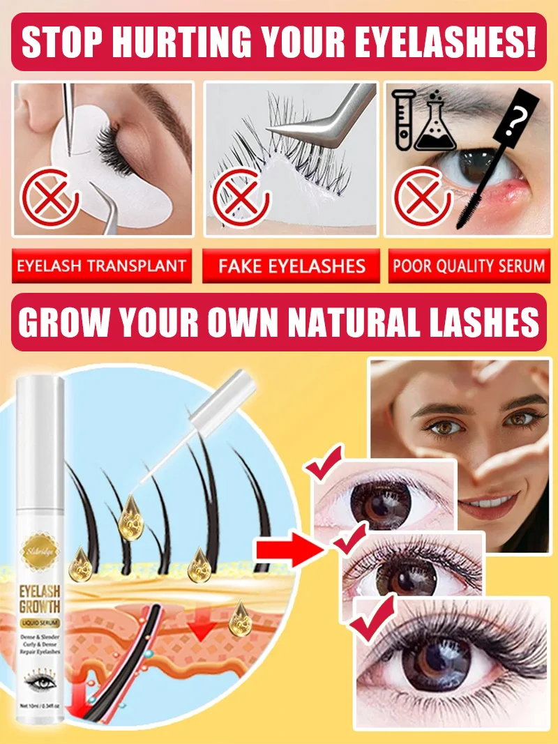 Fast Eyelash Growth Serum Eyebrow Enhancing Lash Lifting Lengthening Eyelash Thickening Essence