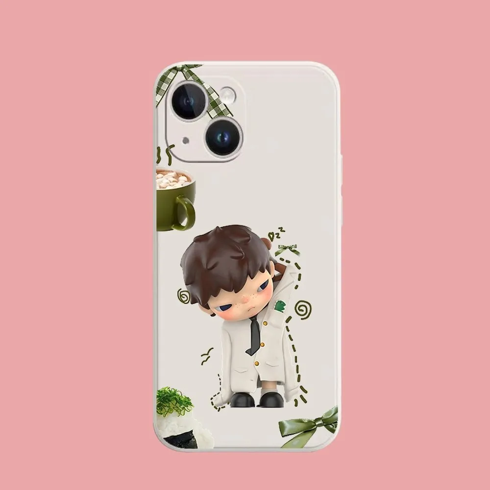 Cute H-Hirono Phone Case For Iphone 11 13 14 Pro Max X Xr Xs Max Se2020 12mini White Cover Case