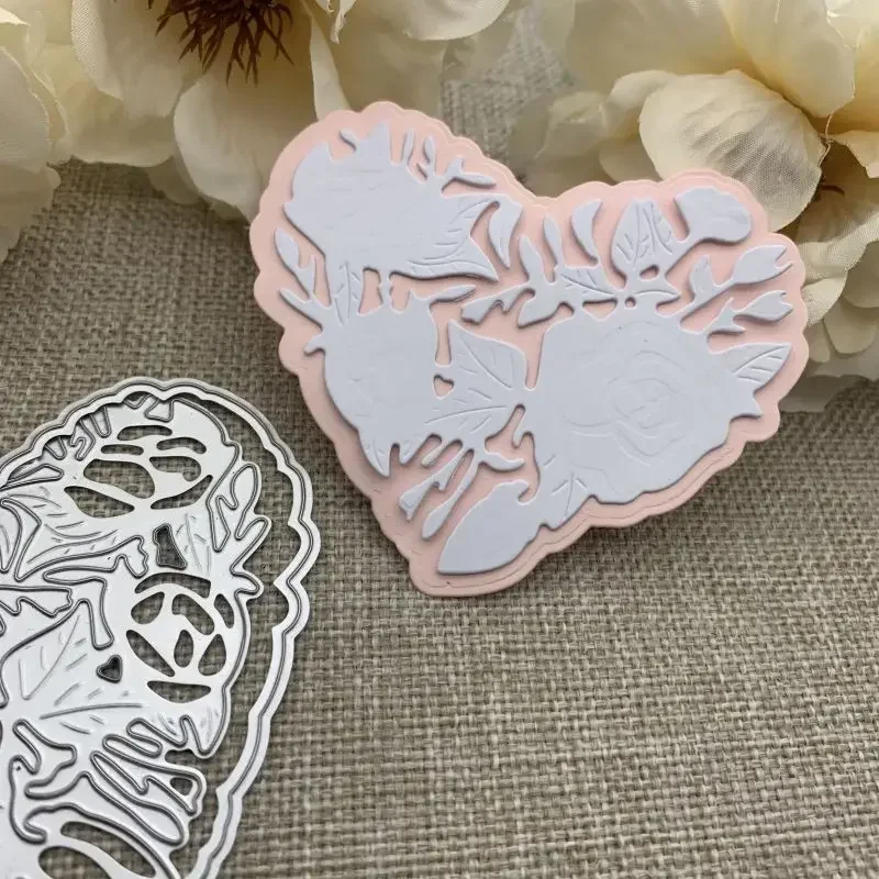 

New Heart shaped flowers Metal Cutting Dies For DIY Scrapbooking Decorative Embossing Handcraft Die Cutting Template Mold