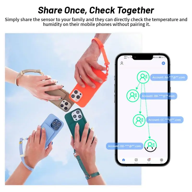 Tuya Smart WiFi Zigbee Temperature And Humidity Sensor Indoor Thermometer Hygrometer Monitoring Via Alexa Google Home Smart Life