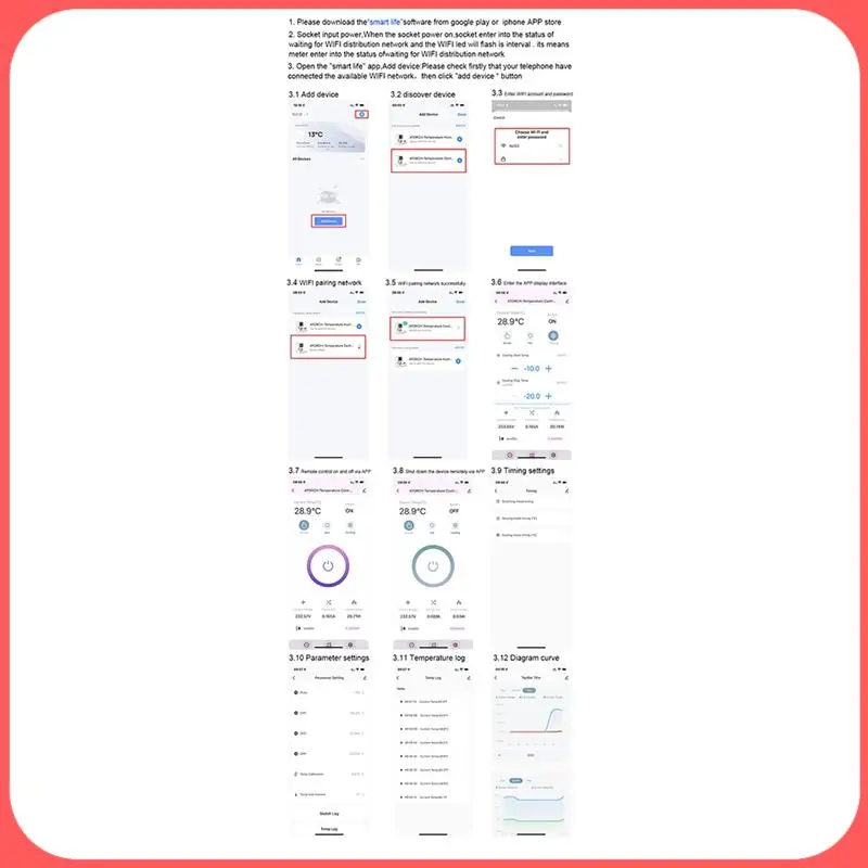 

A76I-Tuya Wi-Fi разъем термостата 16A AC220V цифровой регулятор температуры розетка таймер переключатель датчик вилка европейского стандарта