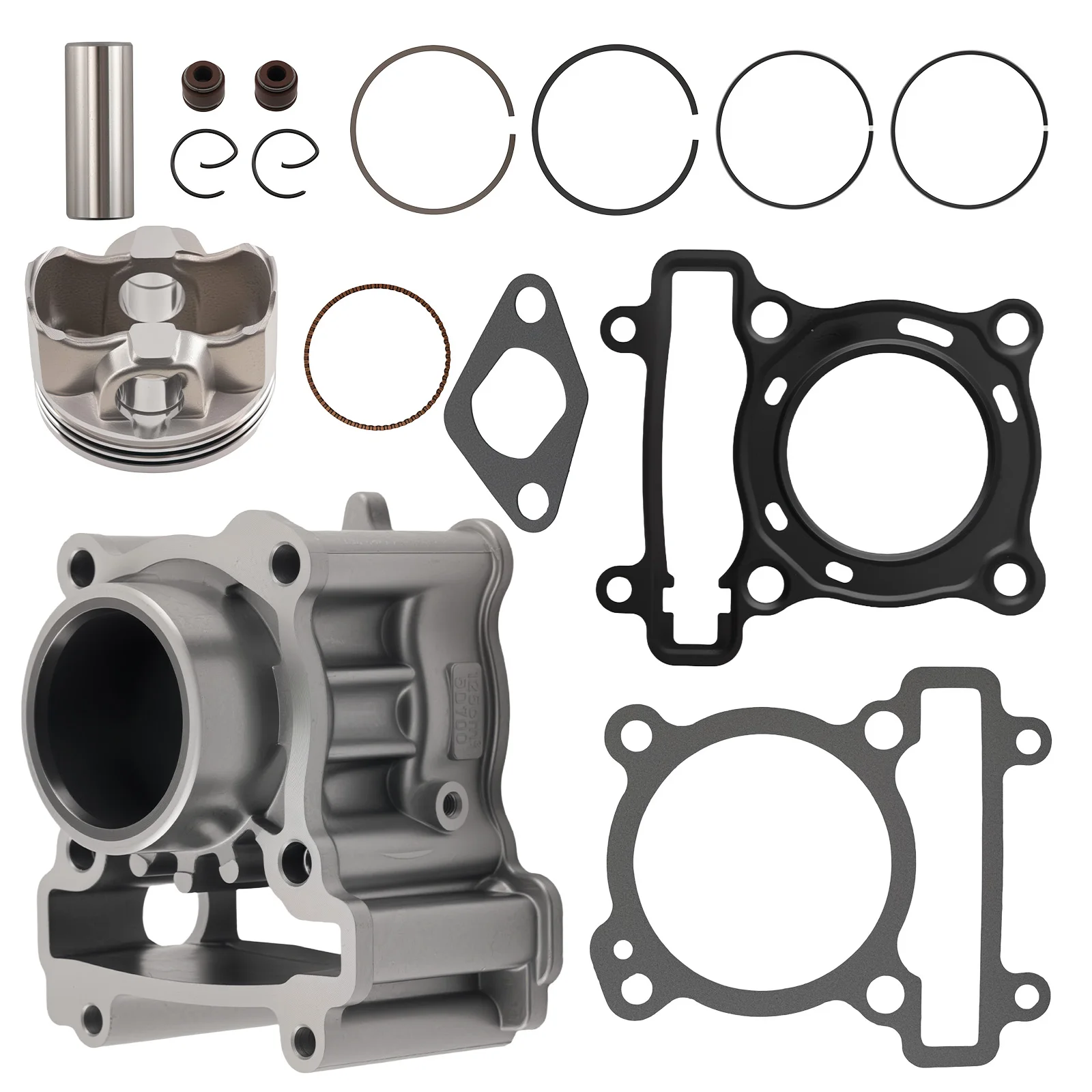 Piston Cylinder Top End Kit for Yamaha MT125 YZF-R125 X-Max 125 WR125X 2008-2019