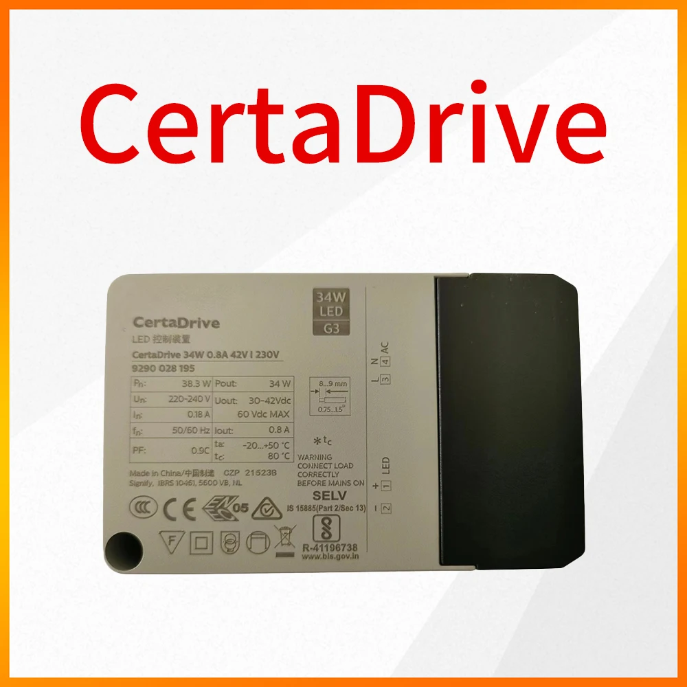 

Power LED Driver CertaDrive 34W/38W/44W LED Control Device Input 230V For Philips LED Driver Power Supply