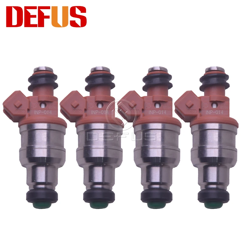 

DEFUS 4pcs Fuel Injector OEM INP-014 For MITSUBISHI GTO 3000GT Dod ge Saloon 3.0L 91-99 FJ218 NEW Bico Nozzle MD164888 on sale