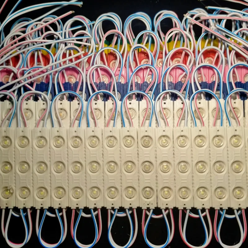 

LED light module injection super LED module 1.2W 150lm aluminum PCB 61mm*13mm DC12V high bright for LED Sign, Shop Banner 500PCS