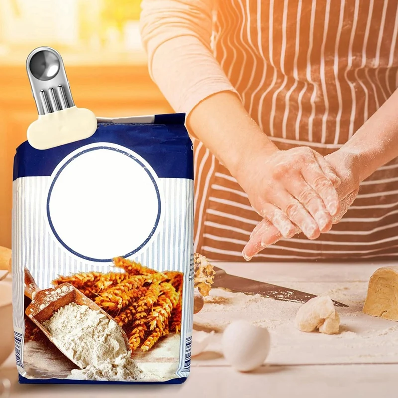 Top-12 Pack Chip Bag Clips For Food Storage, Food Clips Bread, Stainless Steel Chip Clips , Clips For Kitchen And Office