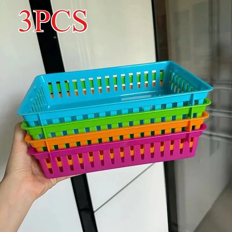 3PCS Game Token Storage Basket Home Storage Basket Kitchen Drainage Basket Desktop Clutter Sorting and Storage  Item Packaging