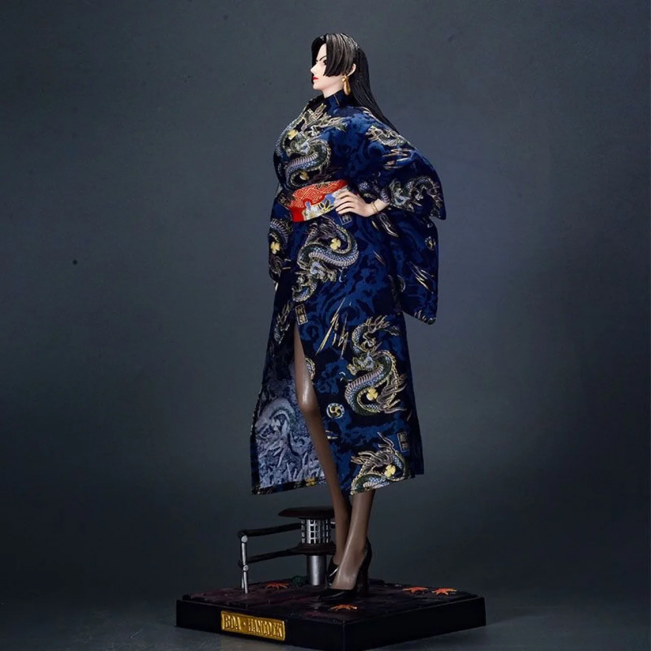 One Piece Anime Figure Kimono Uta Boa·Hancock Large Statue 46cm Doll Pvc Action Figurine Collectable Toy Gift Anime Periphera