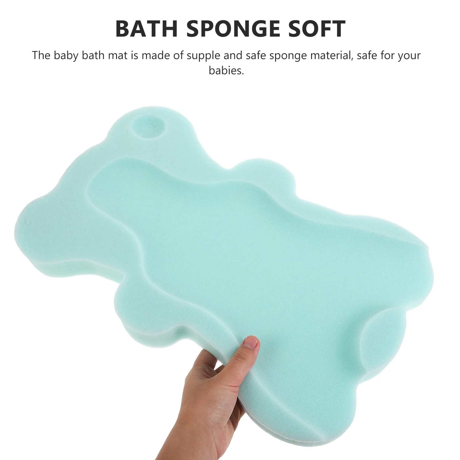 حصيرة حمام الطفل الإسفنج دعم لينة نونسليب تنفس مريحة آلة قابل للغسل مقعد حمام الوليد متعدد الوظائف لحوض الحوض #2