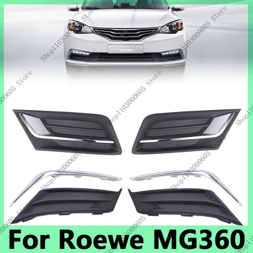 Imagen 1 del producto Accesorios de parachoques delantero de coche para Roewe MG 360 MG360, cubierta embellecedora cromada, tapa de marco, bisel, cubierta de capó, cubierta de luz antiniebla